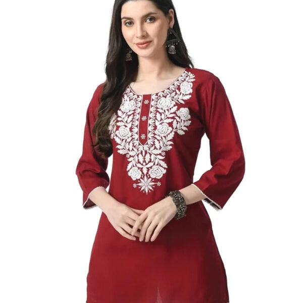 Kurti for Women Short Chikankari Kurtis